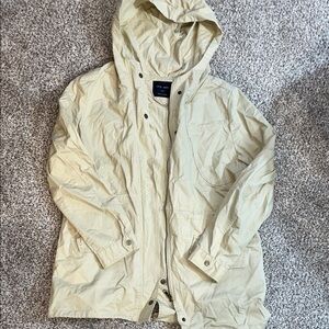 Love Tree women’s Lightweight Hooded Anorak Jacket in Light Cream